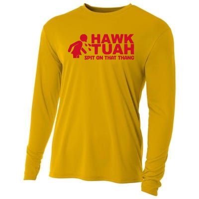 Hawk Tush 2024 Election Parody Cooling Performance Long Sleeve Crew