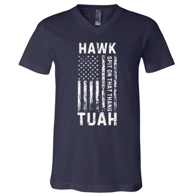 Hawk Tauh 24 Spit On That Thang Presidential Candidate V-Neck T-Shirt