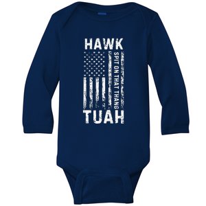 Hawk Tauh 24 Spit On That Thang Presidential Candidate Baby Long Sleeve Bodysuit