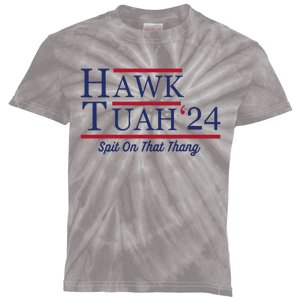 Hawk Tuah 24 Funny Tank Top Design Kids Tie-Dye T-Shirt