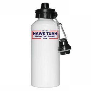 Hawk Tuah 24 Spit On That Thang Funny Saying Aluminum Water Bottle