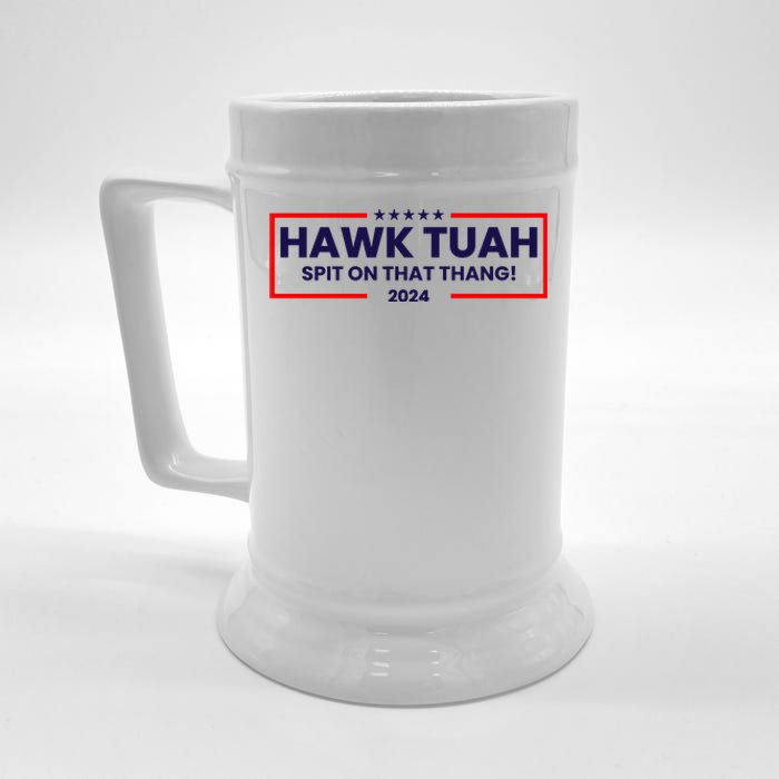 Hawk Tuah 24 Spit On That Thang Funny Saying Beer Stein