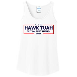 Hawk Tuah 24 Spit On That Thang Funny Saying Ladies Essential Tank