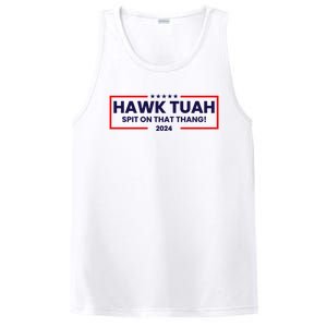 Hawk Tuah 24 Spit On That Thang Funny Saying PosiCharge Competitor Tank