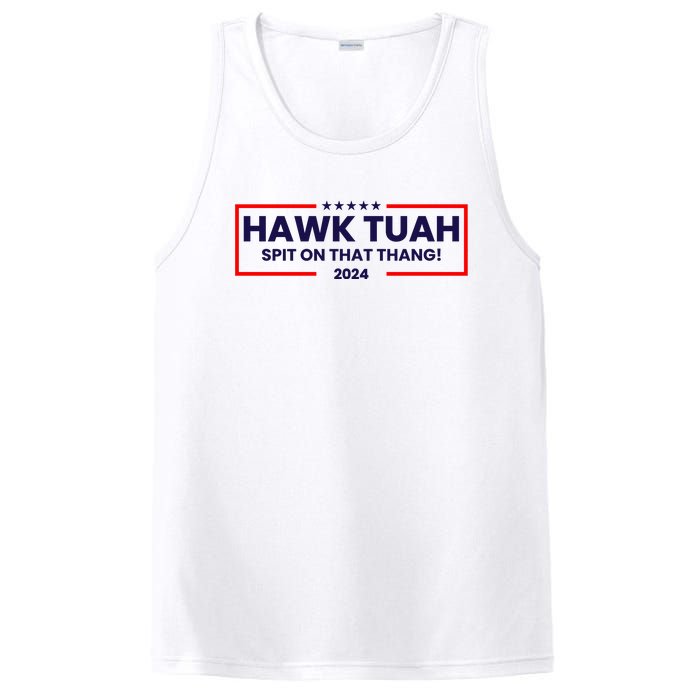 Hawk Tuah 24 Spit On That Thang Funny Saying PosiCharge Competitor Tank