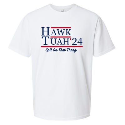 Hawk Tuah 24 Spit On That Thang Sueded Cloud Jersey T-Shirt