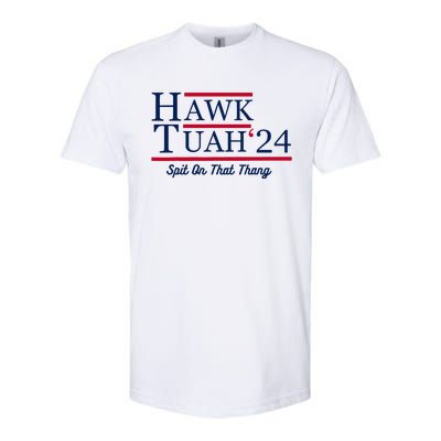 Hawk Tuah 24 Spit On That Thang Softstyle CVC T-Shirt