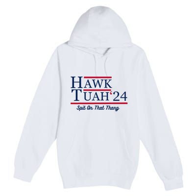 Hawk Tuah 24 Spit On That Thang Premium Pullover Hoodie