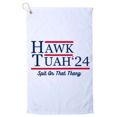 Hawk Tuah 24 Spit On That Thang Platinum Collection Golf Towel