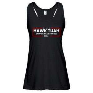 Hawk Tuah 24 Spit On That Thang Funny Saying Ladies Essential Flowy Tank