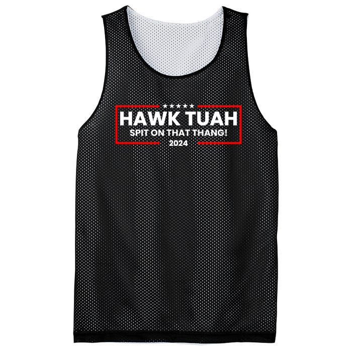 Hawk Tuah 24 Spit On That Thang Funny Saying Mesh Reversible Basketball Jersey Tank