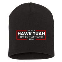 Hawk Tuah 24 Spit On That Thang Funny Saying Short Acrylic Beanie