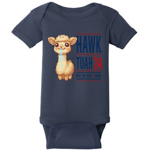 Hawk Tauh 24 Spit On That Thang Llama Presidential Candidate Baby Bodysuit