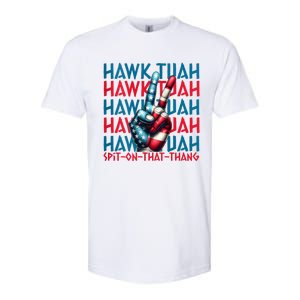 Hawk Tuah 24 Spit On That Thang Hawk Tush For President 2024 Election Parody Softstyle CVC T-Shirt