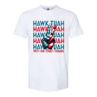 Hawk Tuah 24 Spit On That Thang Hawk Tush For President 2024 Election Parody Softstyle CVC T-Shirt