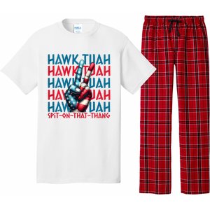 Hawk Tuah 24 Spit On That Thang Hawk Tush For President 2024 Election Parody Pajama Set