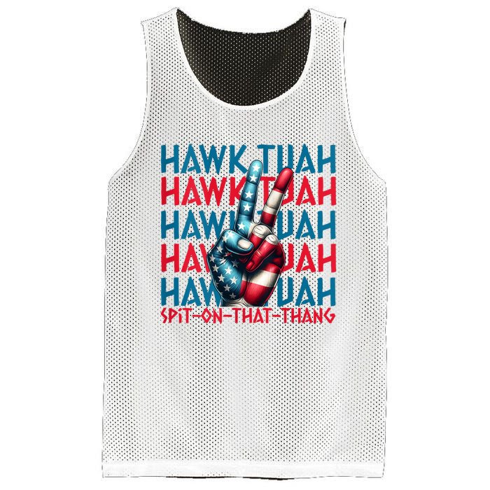 Hawk Tuah 24 Spit On That Thang Hawk Tush For President 2024 Election Parody Mesh Reversible Basketball Jersey Tank