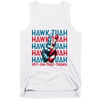 Hawk Tuah 24 Spit On That Thang Hawk Tush For President 2024 Election Parody Tank Top