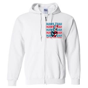 Hawk Tuah 24 Spit On That Thang Hawk Tush For President 2024 Election Parody Full Zip Hoodie