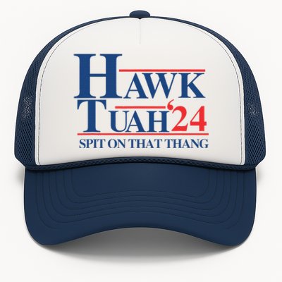 Hawk Tush 2024 Usa Flag Election Parody Trucker Hat