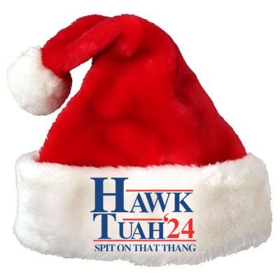 Hawk Tush 2024 Usa Flag Election Parody Premium Christmas Santa Hat