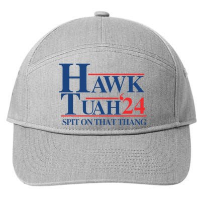 Hawk Tush 2024 Usa Flag Election Parody 7-Panel Snapback Hat