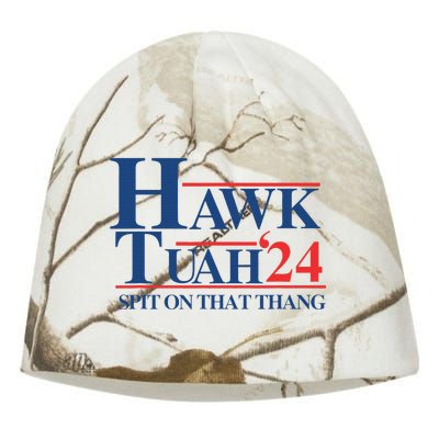 Hawk Tush 2024 Usa Flag Election Parody Kati - Camo Knit Beanie