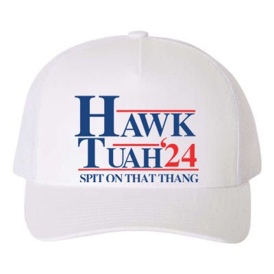 Hawk Tush 2024 Usa Flag Election Parody Yupoong Adult 5-Panel Trucker Hat