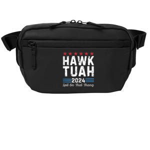 Hawk Tuah 24 Spit On That Thang Hawk Tush For President 2024 Election Parody Crossbody Pack