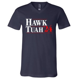 Hawk Tuah 24 V-Neck T-Shirt