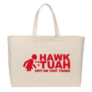 Hawk Tush 2024 Election Parody Cotton Canvas Jumbo Tote