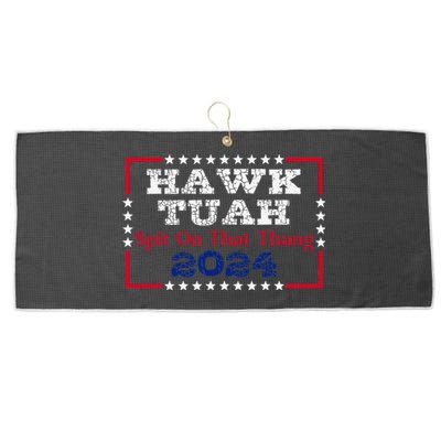 Hawk Thua 2024 Us Flag Color Viral Meme President Election Large Microfiber Waffle Golf Towel