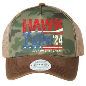 Hawk Tuah 24 Spit On That Thang Gift Legacy Tie Dye Trucker Hat