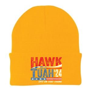 Hawk Tuah 24 Spit On That Thang Gift Knit Cap Winter Beanie