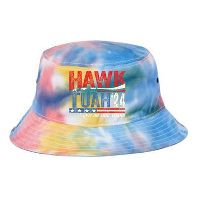 Hawk Tuah 24 Spit On That Thang Gift Tie Dye Newport Bucket Hat