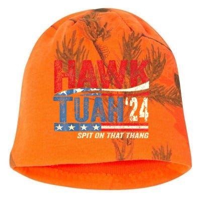 Hawk Tuah 24 Spit On That Thang Gift Kati - Camo Knit Beanie