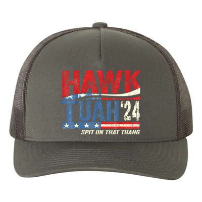 Hawk Tuah 24 Spit On That Thang Gift Yupoong Adult 5-Panel Trucker Hat