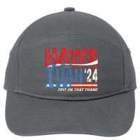 Hawk Tuah 24 Spit On That Thang Gift 7-Panel Snapback Hat