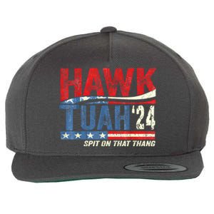 Hawk Tuah 24 Spit On That Thang Gift Wool Snapback Cap