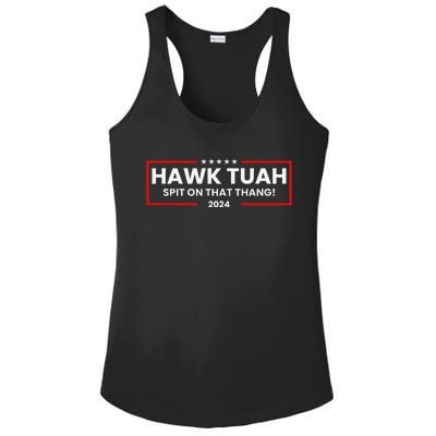 Hawk Tuah 24 Spit On That Thang Ladies PosiCharge Competitor Racerback Tank