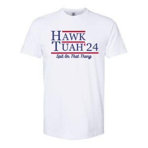 Hawk Tuah 24 Spit On That Thang Softstyle CVC T-Shirt