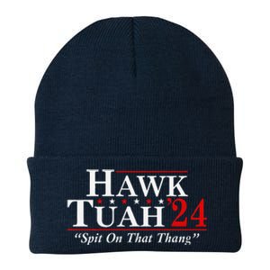 Hawk Tuah 24 Spit On That Thang Knit Cap Winter Beanie