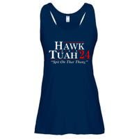 Hawk Tuah 24 Spit On That Thang Ladies Essential Flowy Tank