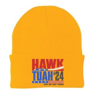 Hawk Tuah 2024 Spit On That Thang Knit Cap Winter Beanie