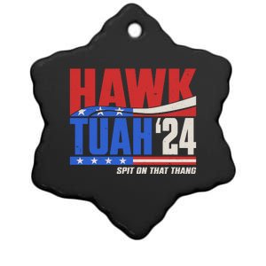 Hawk Tuah 2024 Spit On That Thang Ceramic Star Ornament