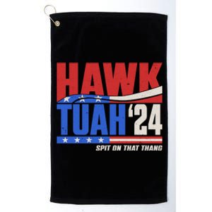 Hawk Tuah 2024 Spit On That Thang Platinum Collection Golf Towel