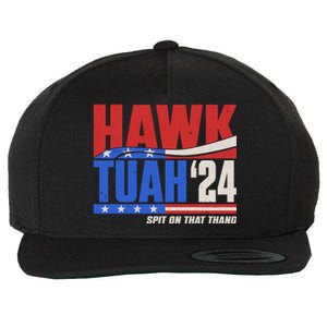 Hawk Tuah 2024 Spit On That Thang Wool Snapback Cap