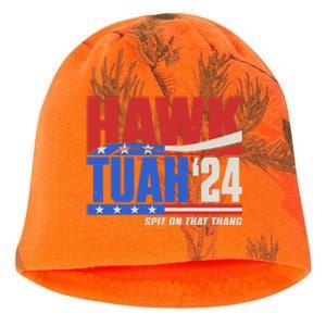 Hawk Tuah 2024 Spit On That Thang Kati - Camo Knit Beanie