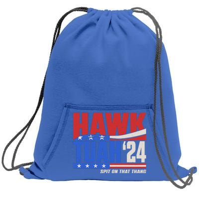 Hawk Tuah 2024 Spit On That Thang Sweatshirt Cinch Pack Bag