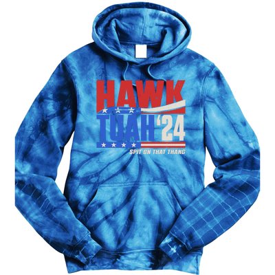 Hawk Tuah 2024 Spit On That Thang Tie Dye Hoodie